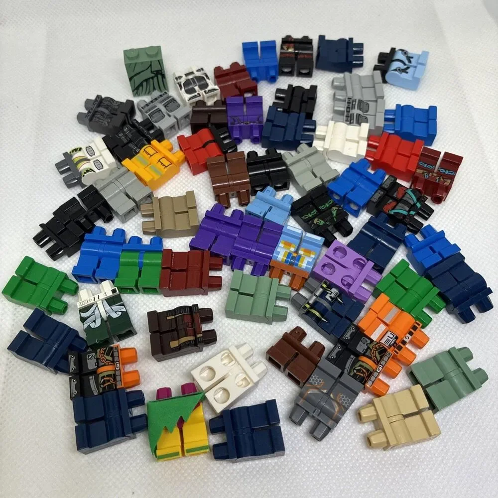 Lego LEGS Minifigure Parts Lot - Legs and Skirts Lot of 62 USED with Wear